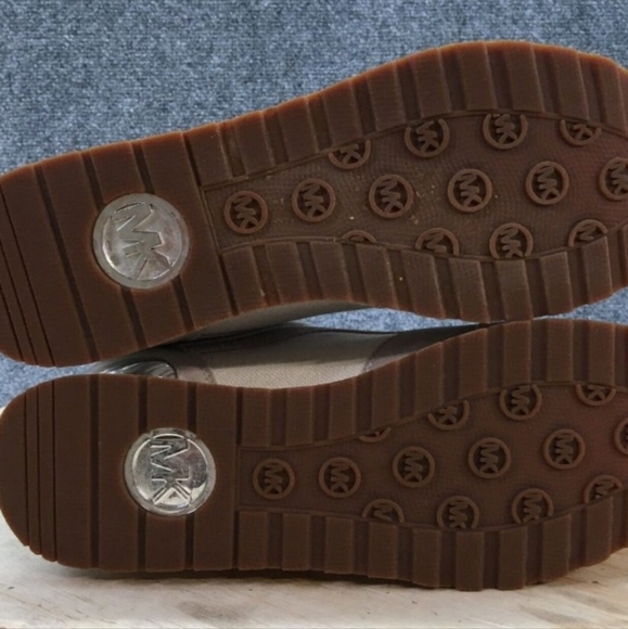 MICHAEL KORS WHITE CANVAS 🎾 SNEAKERS - Picture 4 of 5